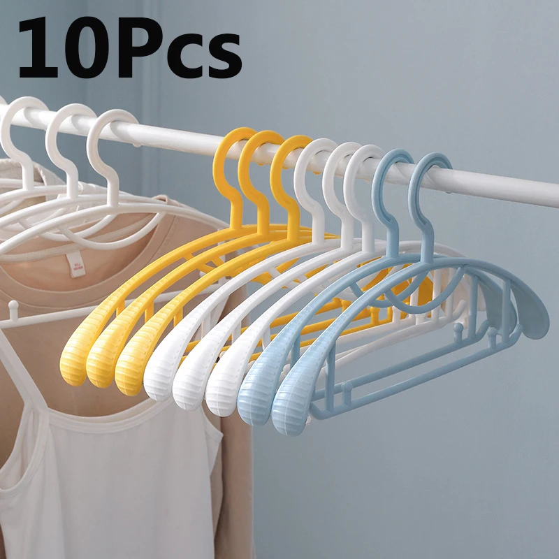 

Traceless Hanger Home Anti-Slip Clothes Hangers Durable Plastic Closet Dress Clothes Towel Hanger Traceless Anti-Slip Hangers