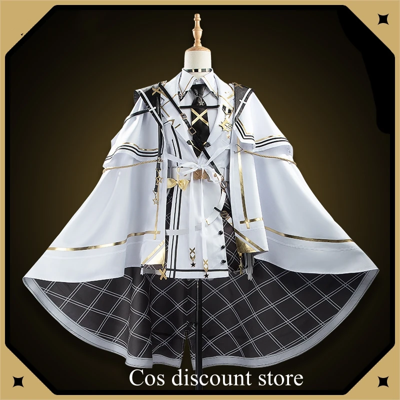 Hoshikawa Sara Cosplay Nijisanji Vtuber Women Fashion Costume Role Play Clothing Halloween Comic-con Party Outfit Full Set