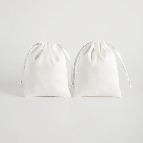 Фланелевые сумочки на шнурке для ювелирных изделий, 10 шт.