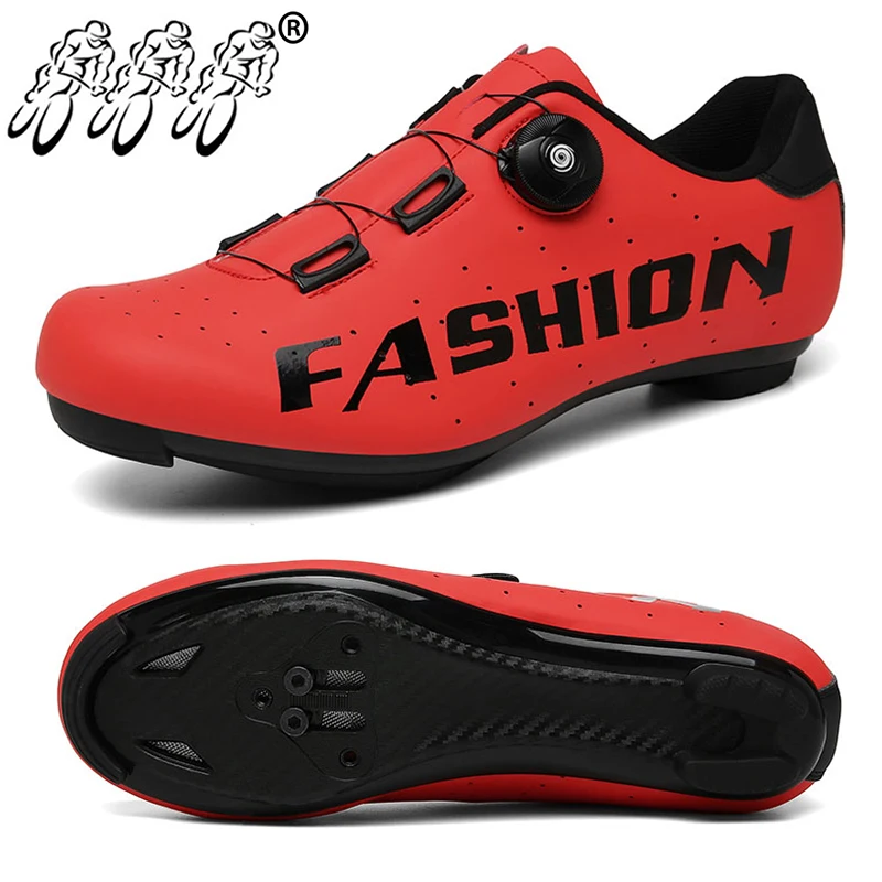 

MTB Cycling Shoes For Men With Lock Assist SPD Speed Racing Road Bike Riding Sneaker Outdoor Self-locking Mountain Bicycle Shoes