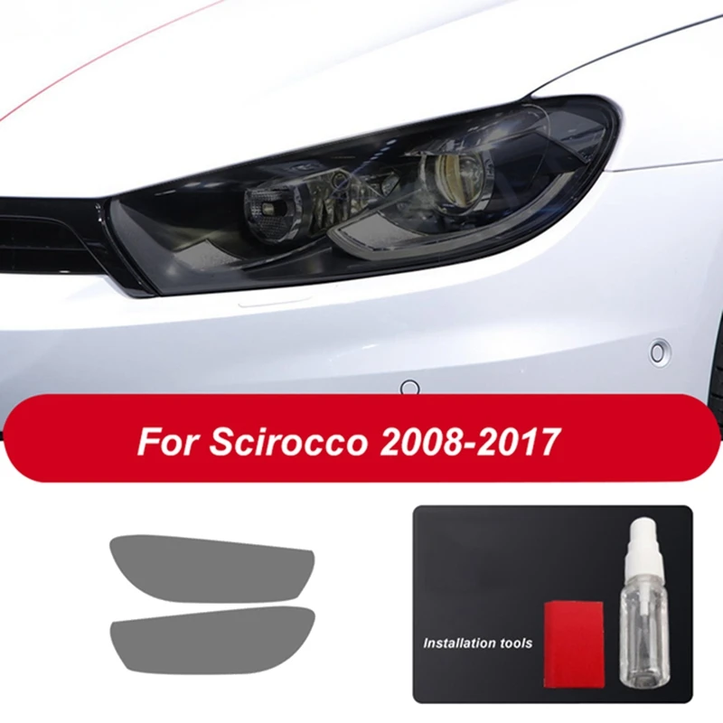 

Car Front Headlight Cover TPU Protective Film for Scirocco 2008-2017