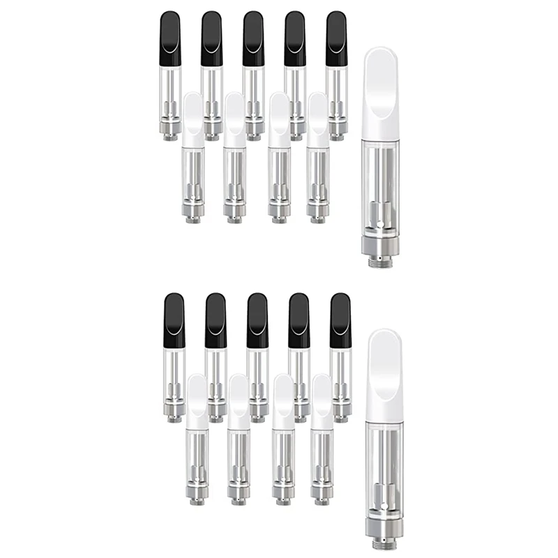 

40 PCS Empty Storage Cartridges For 1.0ML Glass Ceramics Easy To Fill