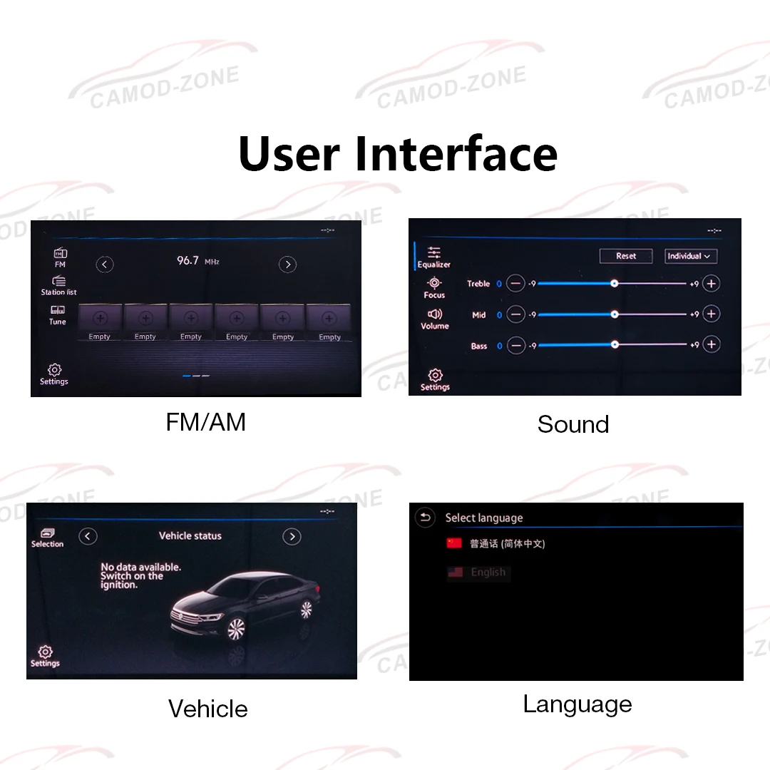 Автомобильное радио Deasy RCD520 Carplay 5GG 035 869 Bluetooth MIB 3 8 дюймов головное устройство для VW
