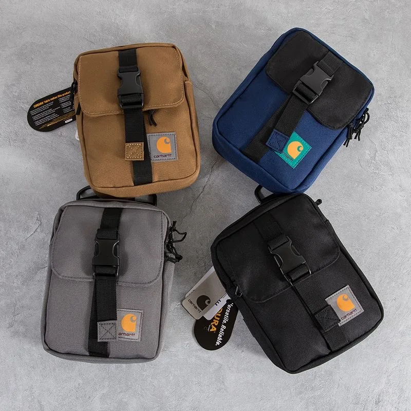 

New Shoulder Bag Men's and Women's Tooling Style Casual Messenger Bag Fashion Retro Canvas Small Satchel Sports Mobile Phone Bag