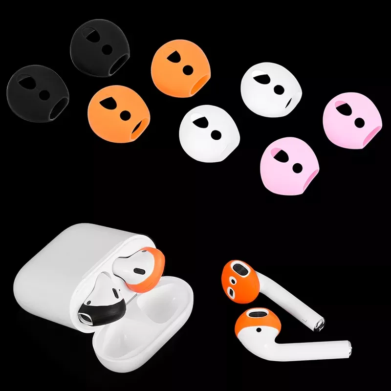

2 pairs For xiaomi air2 SE anti-lost silicone sleeve wireless Bluetooth headset case ultra-thin non-slip Air 2 ear caps 1 Pair