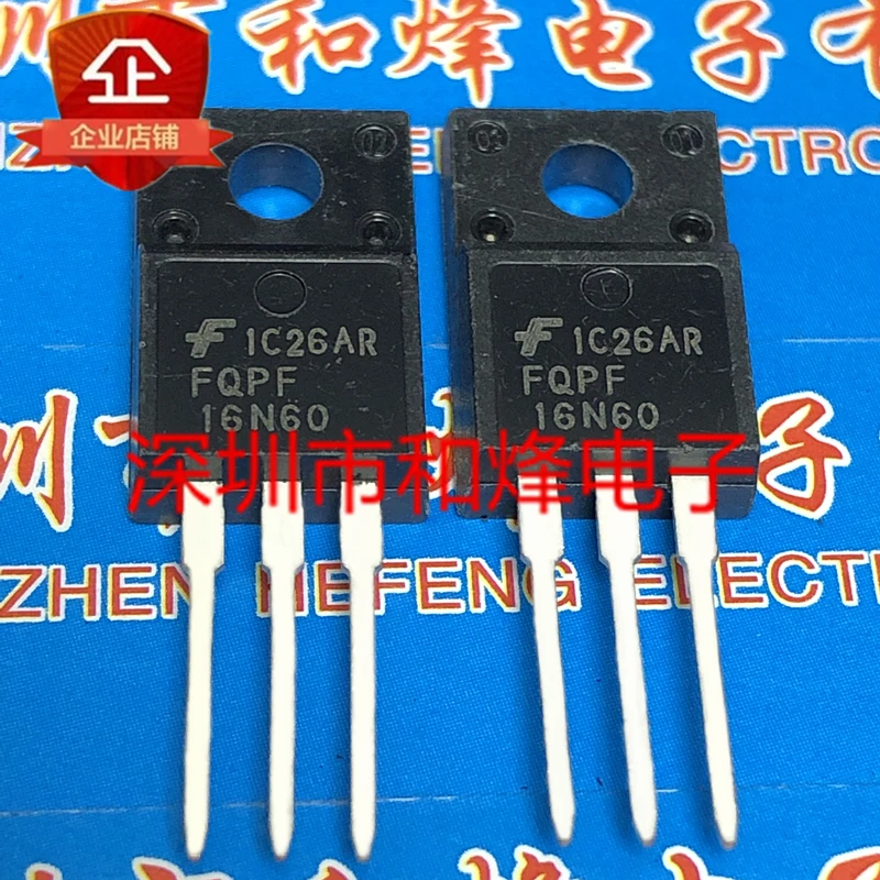 

10pcs 100% orginal new FQPF16N60 TO-220F 600V 16A