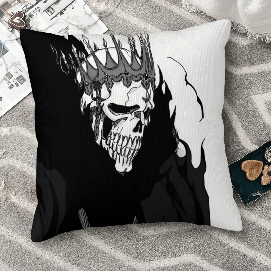

Black Soul Hug Pillowcase Bleach Backpack Cushion Home DIY Printed Office Coussin Covers Decorative