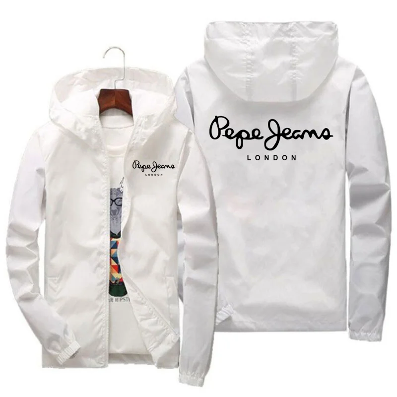 

Ветровка мужская на молнии, тонкая куртка-бомбер, ветровка, Повседневная Уличная спортивная куртка, 7xl, весна-осень