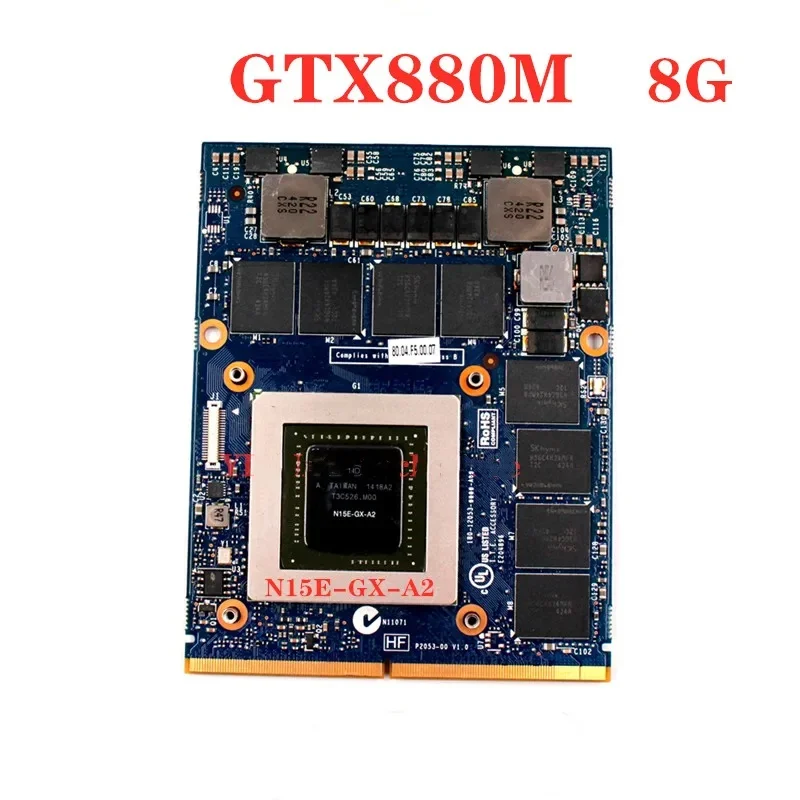 Оригинальная видеокарта GTX880M GTX 880M GDDR5 8 ГБ N15E-GX-A2 для ...