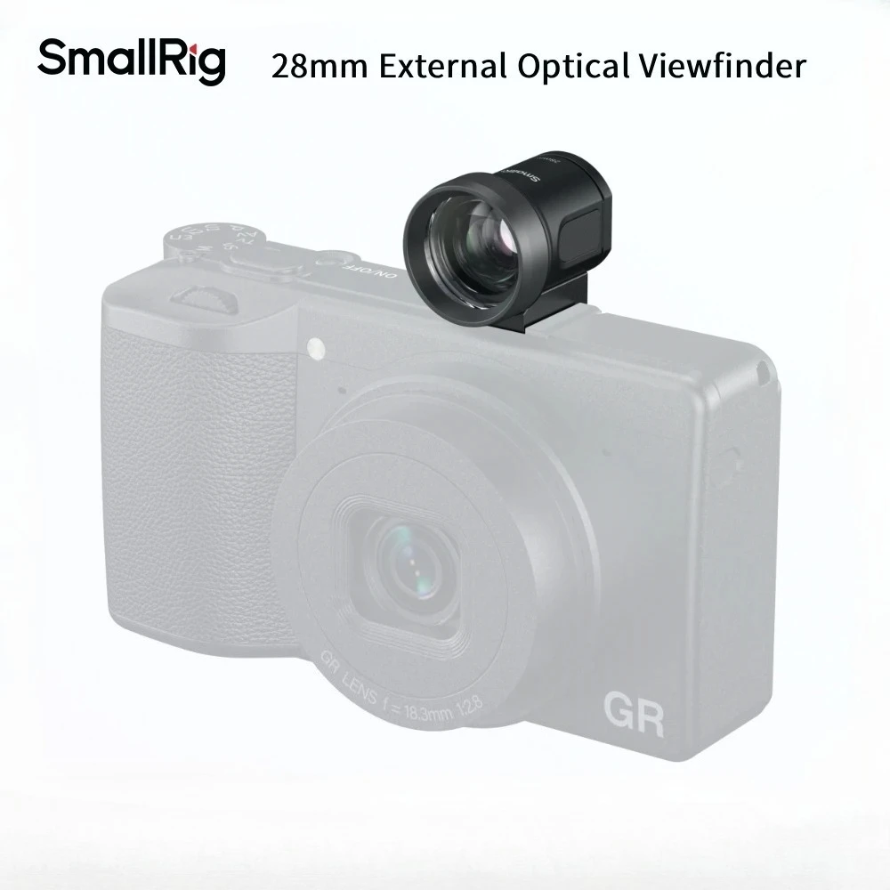 Фото Внешний оптический видоискатель SmallRig 5873 28 мм с линиями разметки 3:2 для Sony ZV-E10 / A6700, Canon R50, Nikon, Fujifilm №1