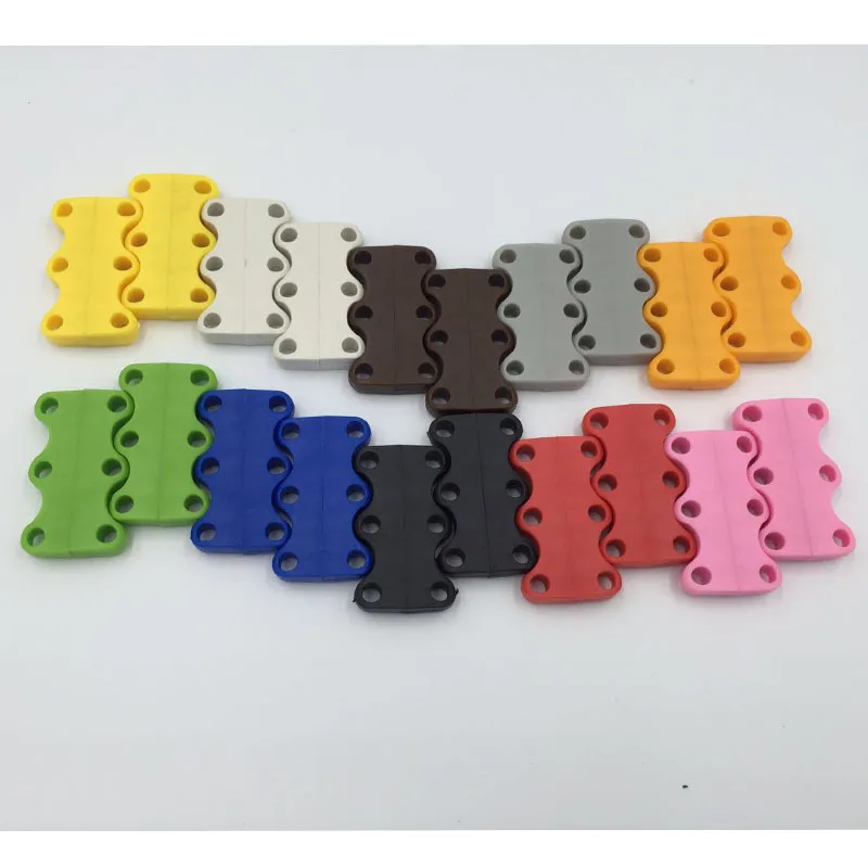 

1 pair Magnetic Shoelace Buckle Lazy Closures Lacet Chaussure Shoe Laces No to Tie lazy Shoe laces