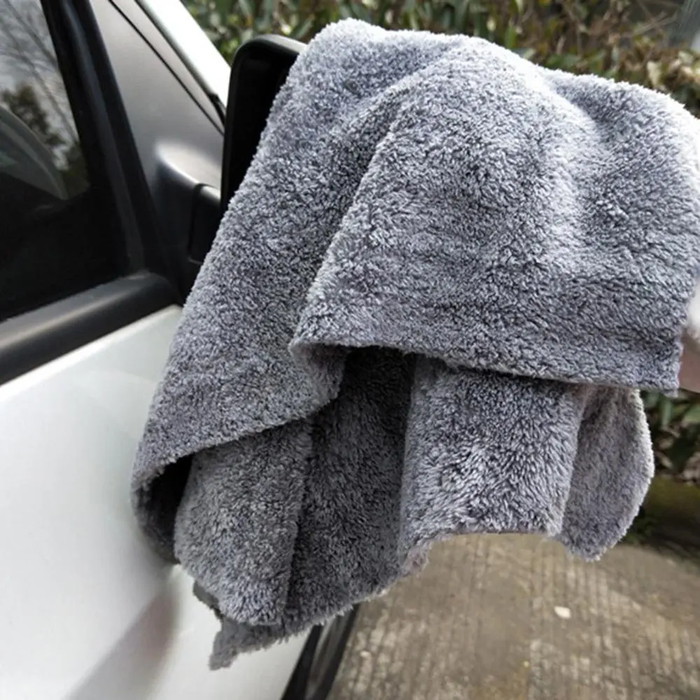 350GSM Premium Microfiber Car Detailing Super AbsorbentTowel Ultra Soft Edgeless Car Washing Drying Towel 40X40CM