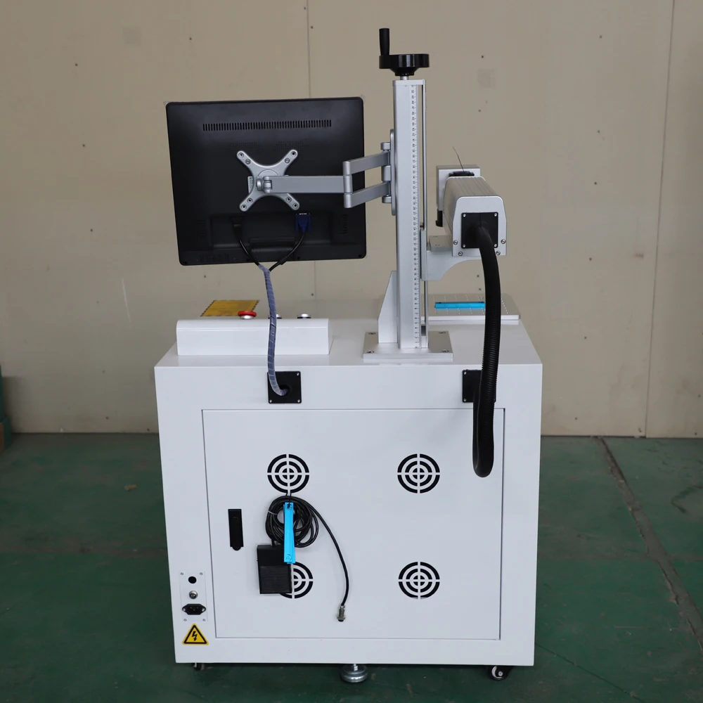 Лазерная маркировочная машина для малого бизнеса 30 Вт 50 волоконный лазерный