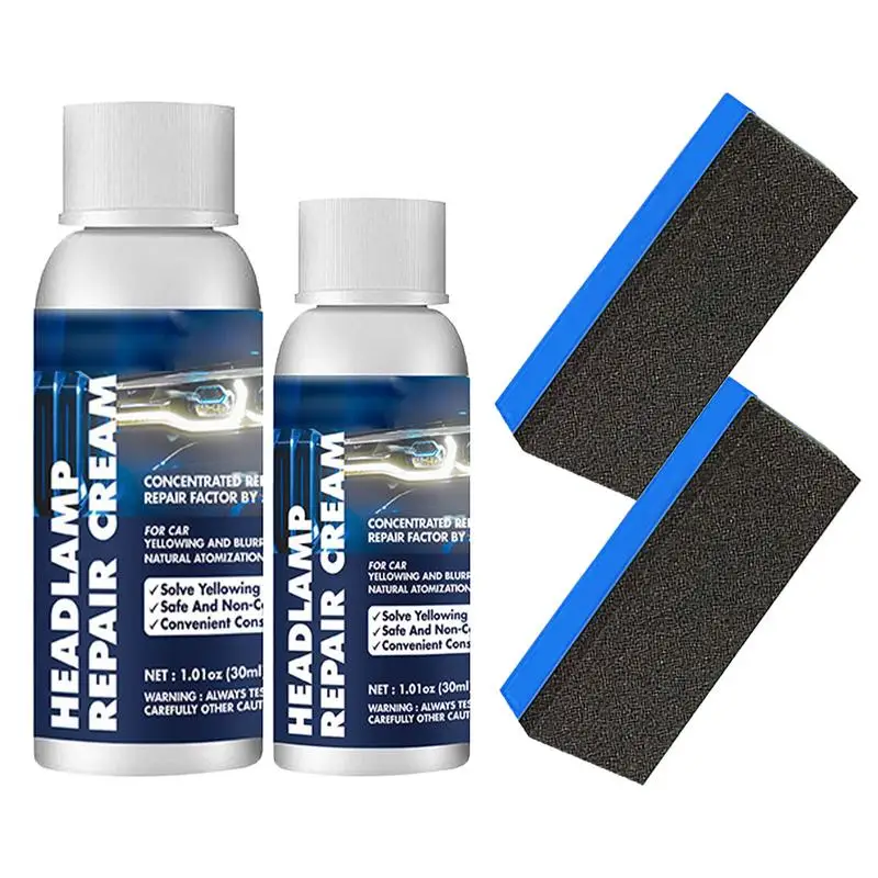 Средство для ремонта автомобильных фар жидкая паста удаления царапин на