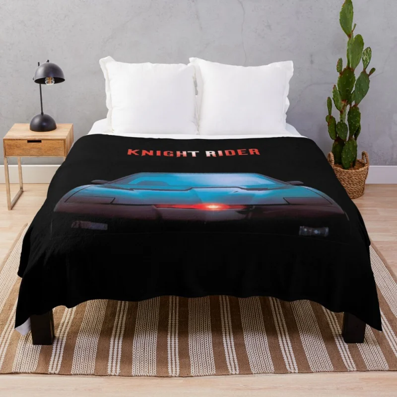 

Knight rider Throw Blanket hairy blanket velour designer blanket