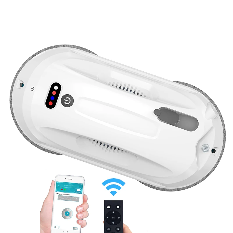 

New Robot Window Cleaner Automatic Water Spray APP/Remote Control Electric Robotic Vacuum Washer High Suction Washing Wiper