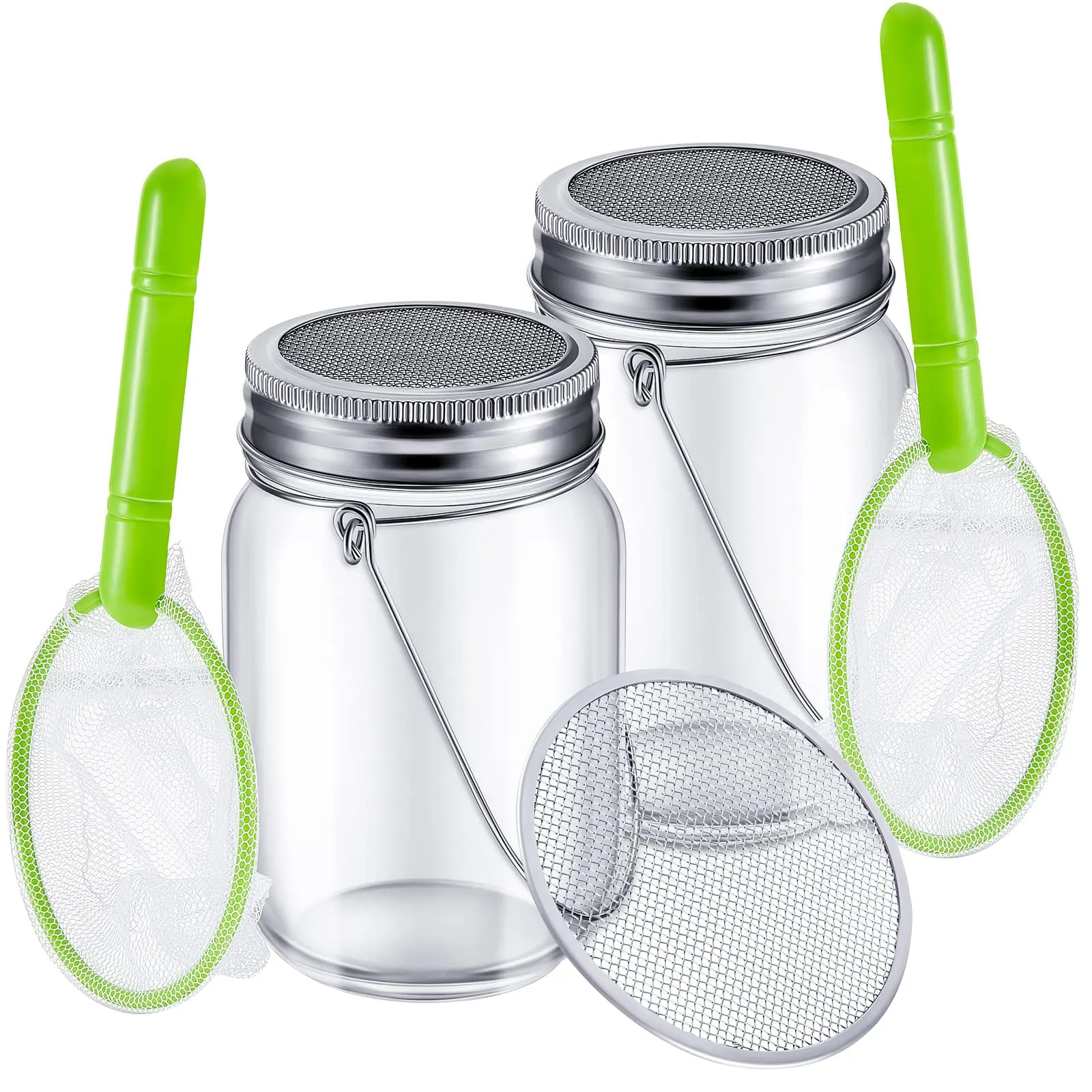 

Bug Catcher Kits Outdoor Backyard Explorer Bug Collection with Net for Kids Children BBQ Hiking Accessories