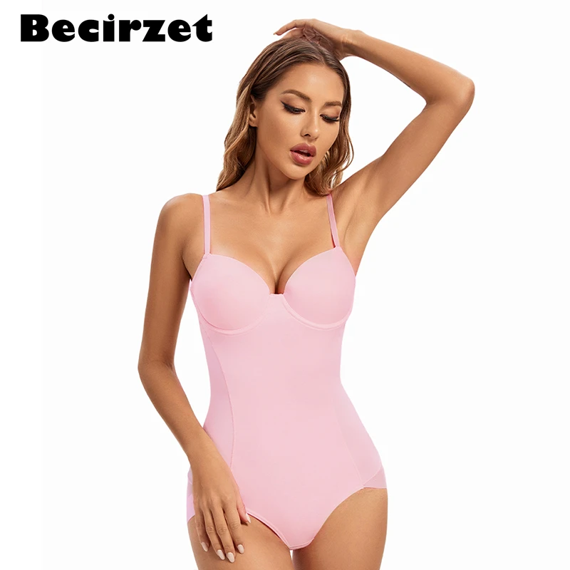 Shapewear Women One Piece Bodysuit Plus Size Black Beige Seamless Underwear Slimming Bodysuits