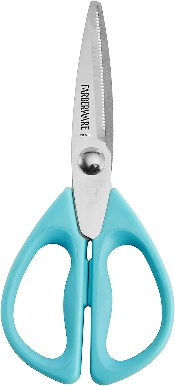 

One Size Multipurpose Kitchen Scissors, Blue Pool cutting vegetable meat chicken bone fish beer opener professional multipurpose