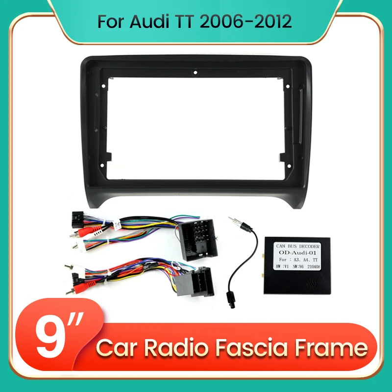 

MEKEDE 2Din 9-дюймовый автомобильный радиоприемник android видео для Audi TT MK2 8J 2006-2012 панель плеер аудио рамка