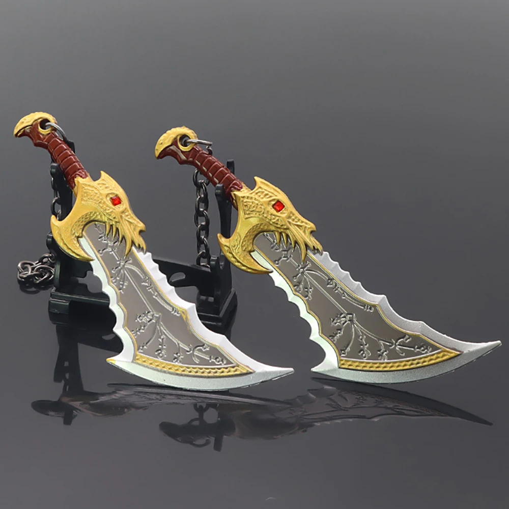 15 см брелок с лезвием Хаоса Кратоса игровой меч God of War двойное лезвие модель