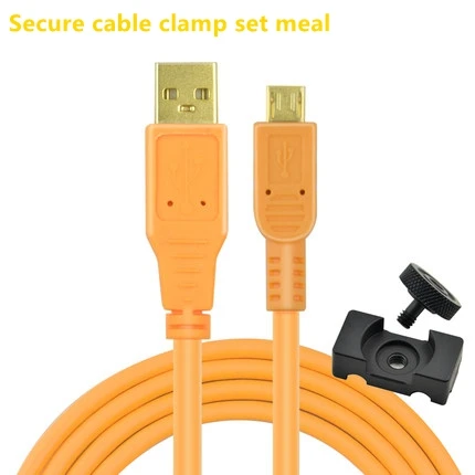 Оранжевый Кабель USB 2,0 к Micro USB 5Pin, высококачественный кабель камеры A7S2 A7S A7R a7M, фотокабель на линии 3 м5 м8 м (art.: 3920bbd318bf5) - 3920bbd318bf5