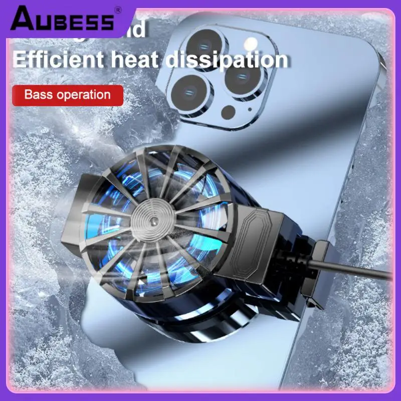 

Universal Phone Cooling Fans Cooler Heat Sink Gaming Radiator Turbo Hurricane Rechargeable Cooling Fans Mobile Phone Accessories