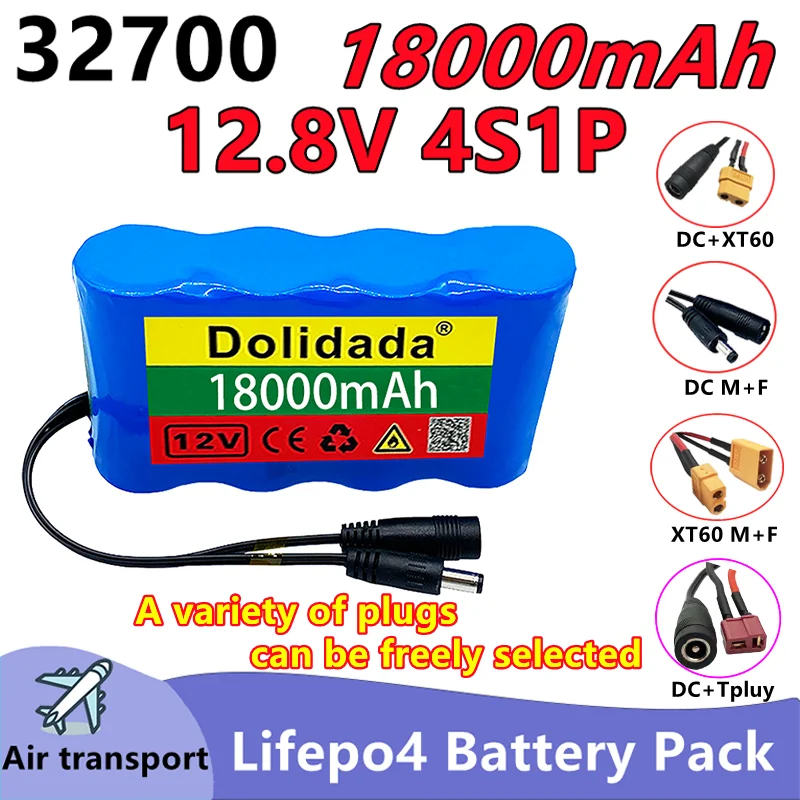 Новый аккумулятор 32700 lifepo4 4S1P 18 Ач 12 8 В с балансом bms 40 А для электролодки и