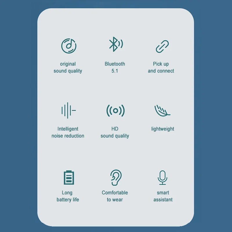 F9 TWS Беспроводные наушники Bluetooth Наушники-вкладыши Спортивная стереофоническая