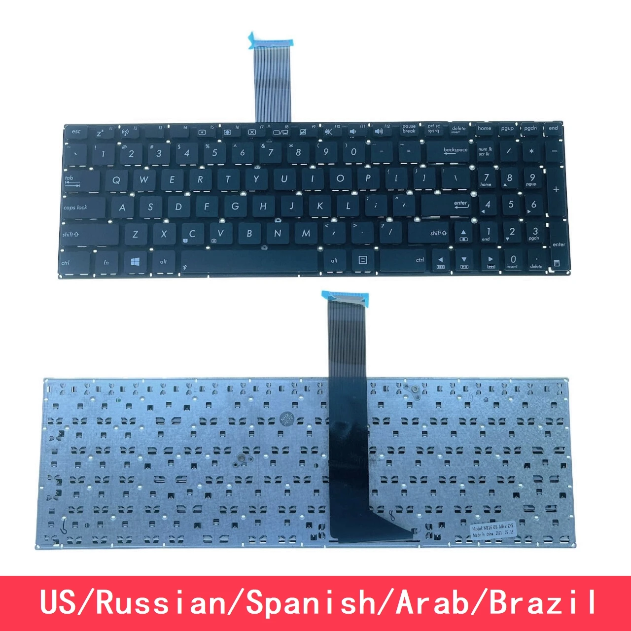Для ASUS X501 X501A X501U X501EI X501XE X501XI S501U R502A R502U Замена клавиатуры ноутбука США Русский Испанский Арабский Бразилия X501 (art.: 3920ccdeb560c) - 3920ccdeb560c