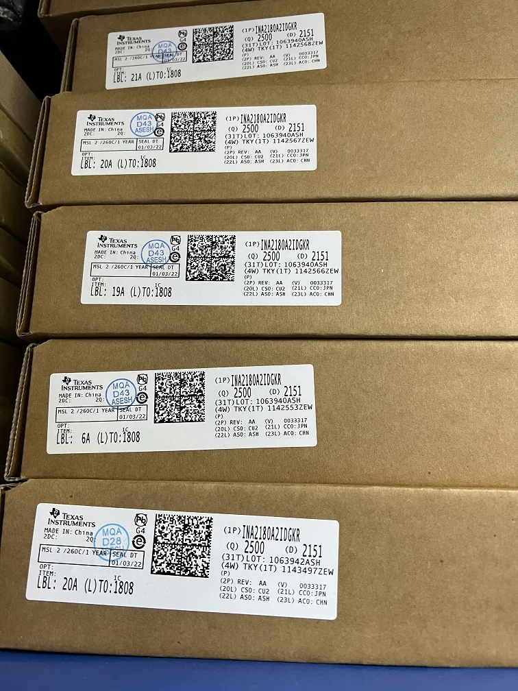 

free shipping INA2180A1IDGKR 1CX6 MSOP-8 10PCS