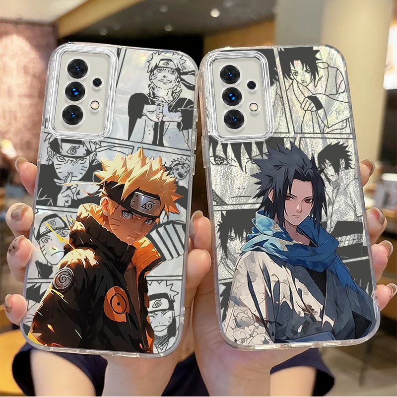 N-Narutos Anime жесткий чехол для телефона Samsung Galaxy S24 S23 S22 S21 Plus Ultra A73 A72 A71 A55 A54 A53 4G 5G