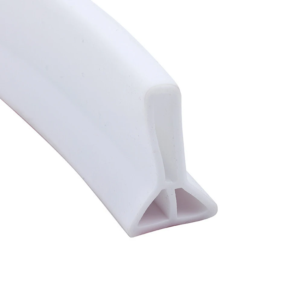 

1 Pcs Water Barrier White/grey 50-300cm Rubber Silicone Shower Barrier Water Stopper Bathroom Waterproof Strip