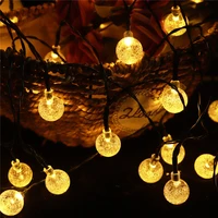 251012m bubble balls led fairy string lights batterysolar power wedding christmas tree decorations for outdoor room garlands