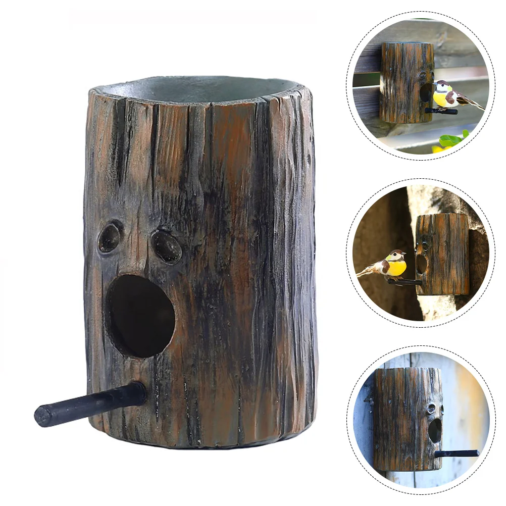 

Creative Bird Feeding Container Outdoor Craft Decoration Household Bird House