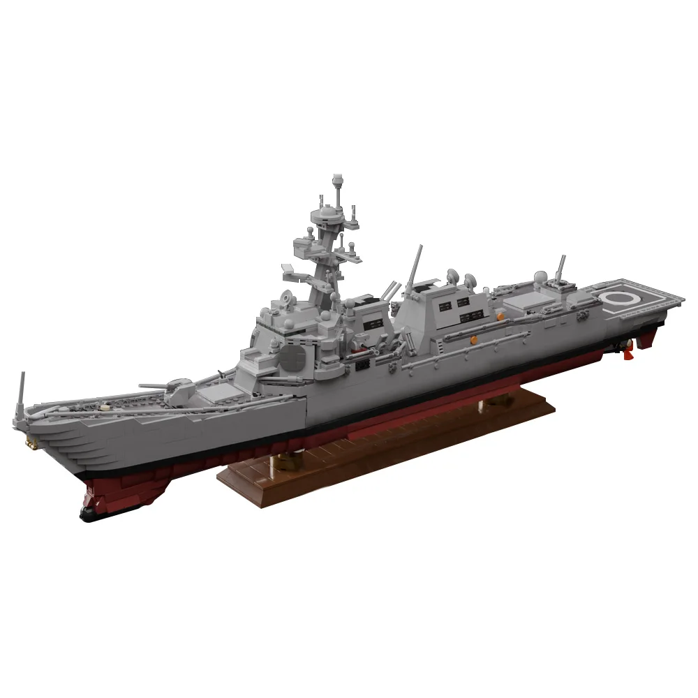 MOC Arleigh Burke-класс разрушитель Flight III набор строительных блоков военный корабль