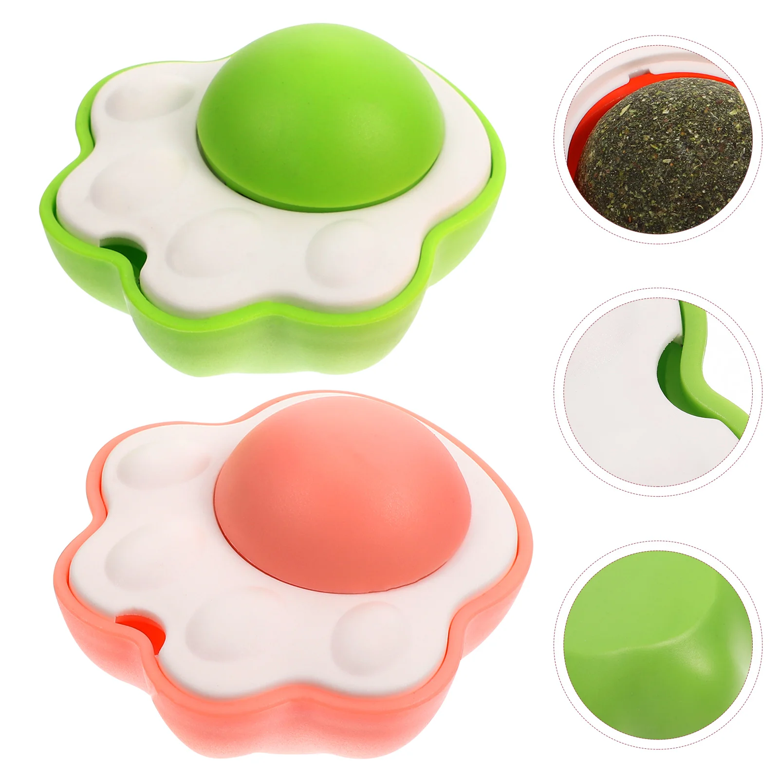 

Catnipball Cat Rotating Claw Shape Convenient Lovely Plaything Self Amusing Portable Lick