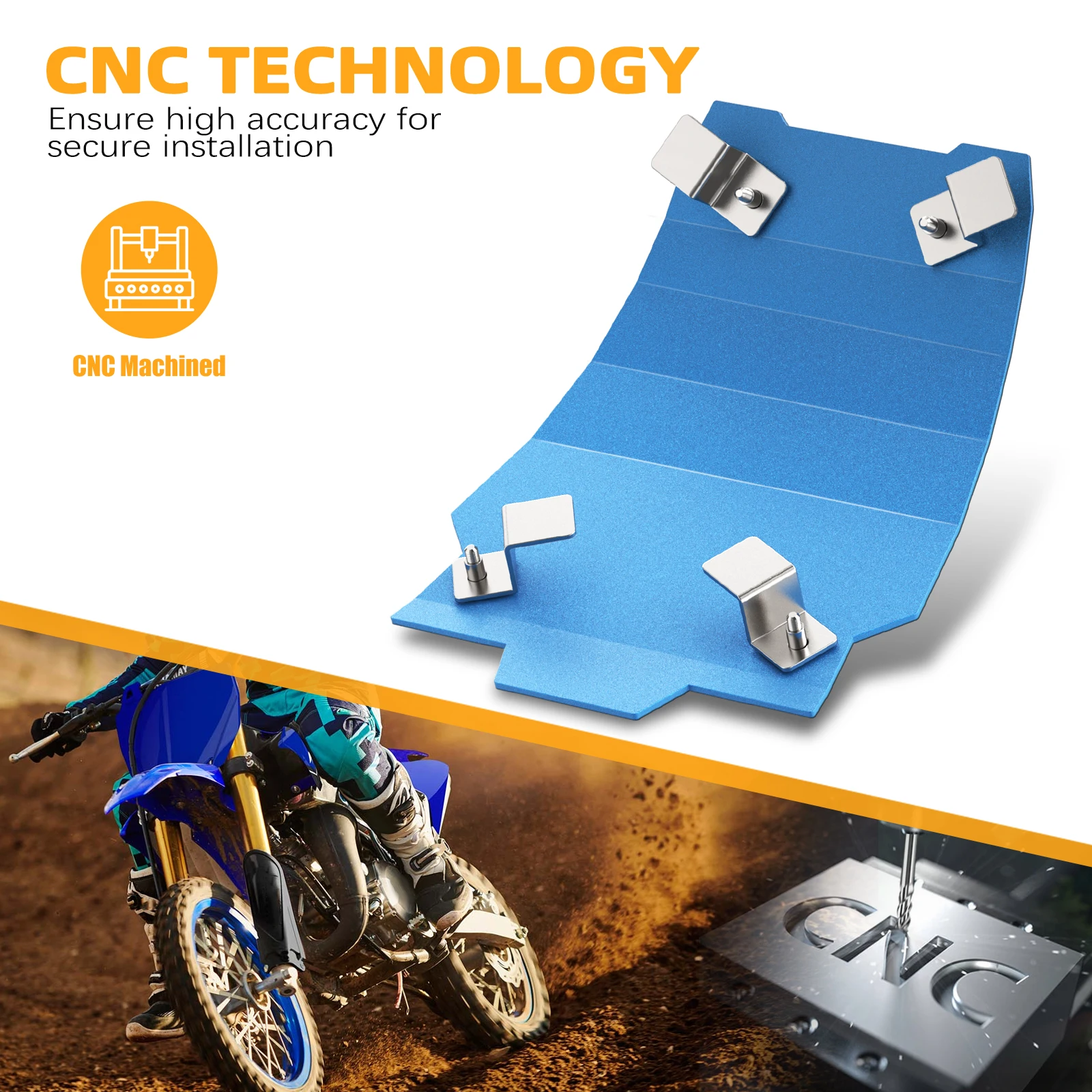 Резиновая пластина NiceCNC для мотоцикла Нижняя защита YAMAHA YZ85 YZ 85 2002-2022 2021 корпус