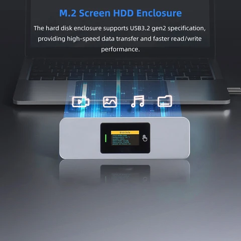 IRhasta M.2 NVMe SSD адаптер с экраном