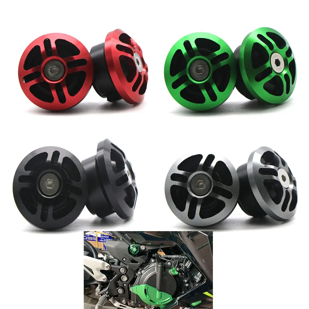 

For KAWASAKI NINJA400 Z400 2018 2019 2020 Frame Hole Side Decorative Cover Plug Cap Set Stand Screws Motorcycle Accessories