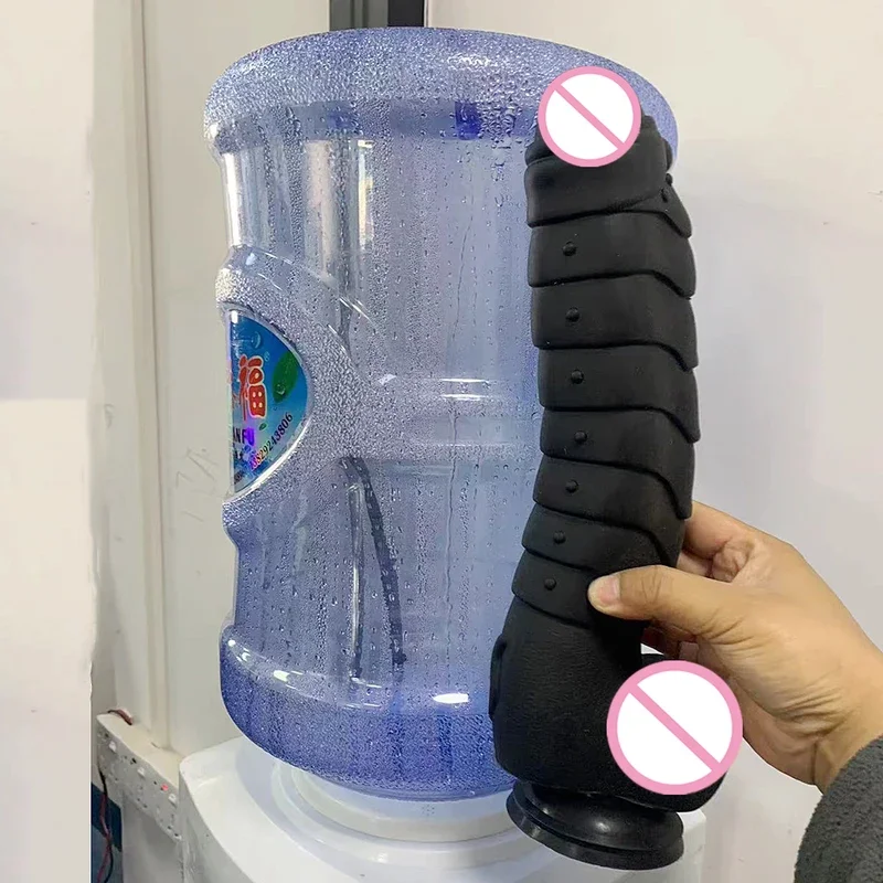 XXL огромный фаллоимитатор реалистичные чешуи дракона пенис с присоской для