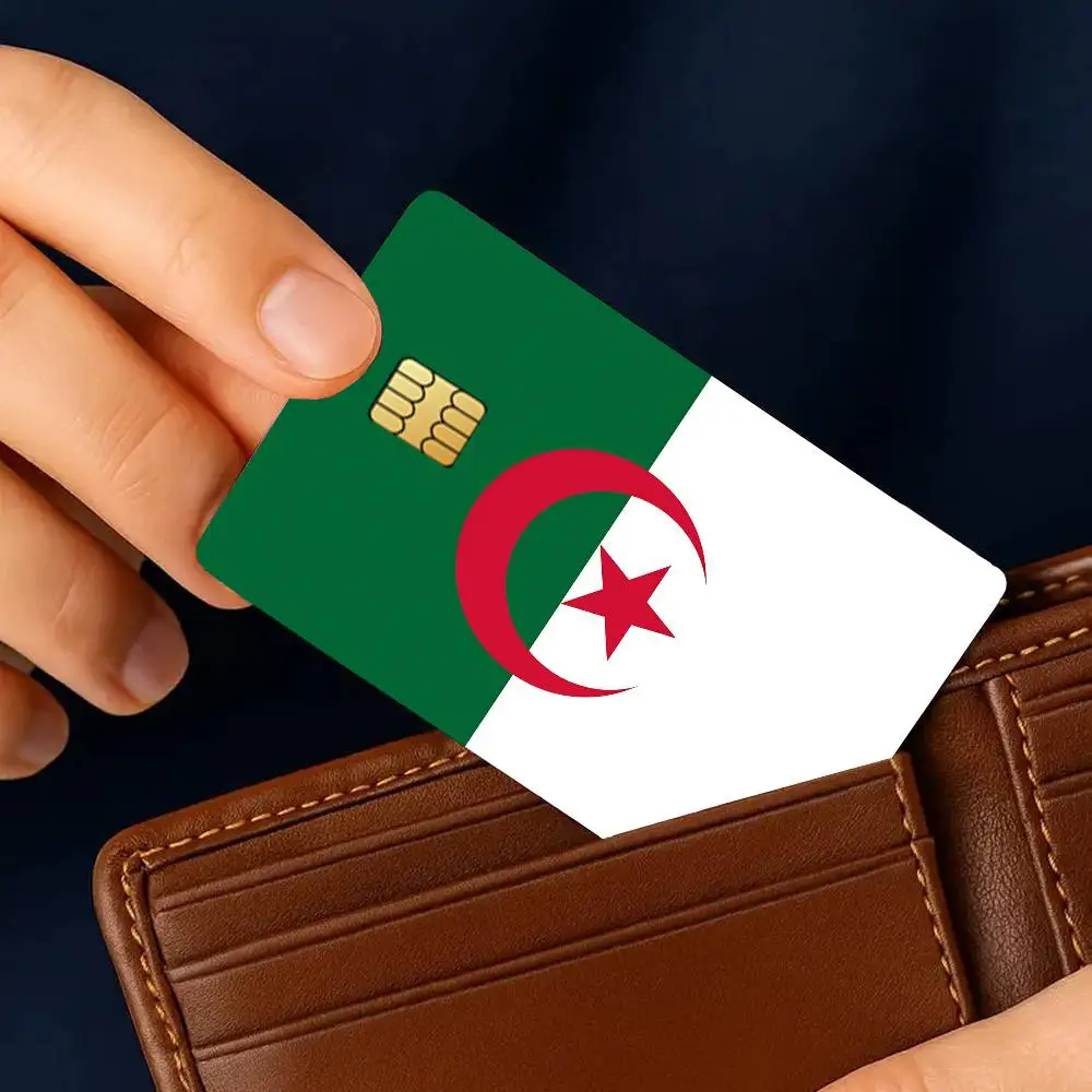 Фото Кредитная карта Nation Algeria, 4 шт., водонепроницаемые наклейки с защитой от царапин для банковского дебета, декоративная защита, автобус, метро №4