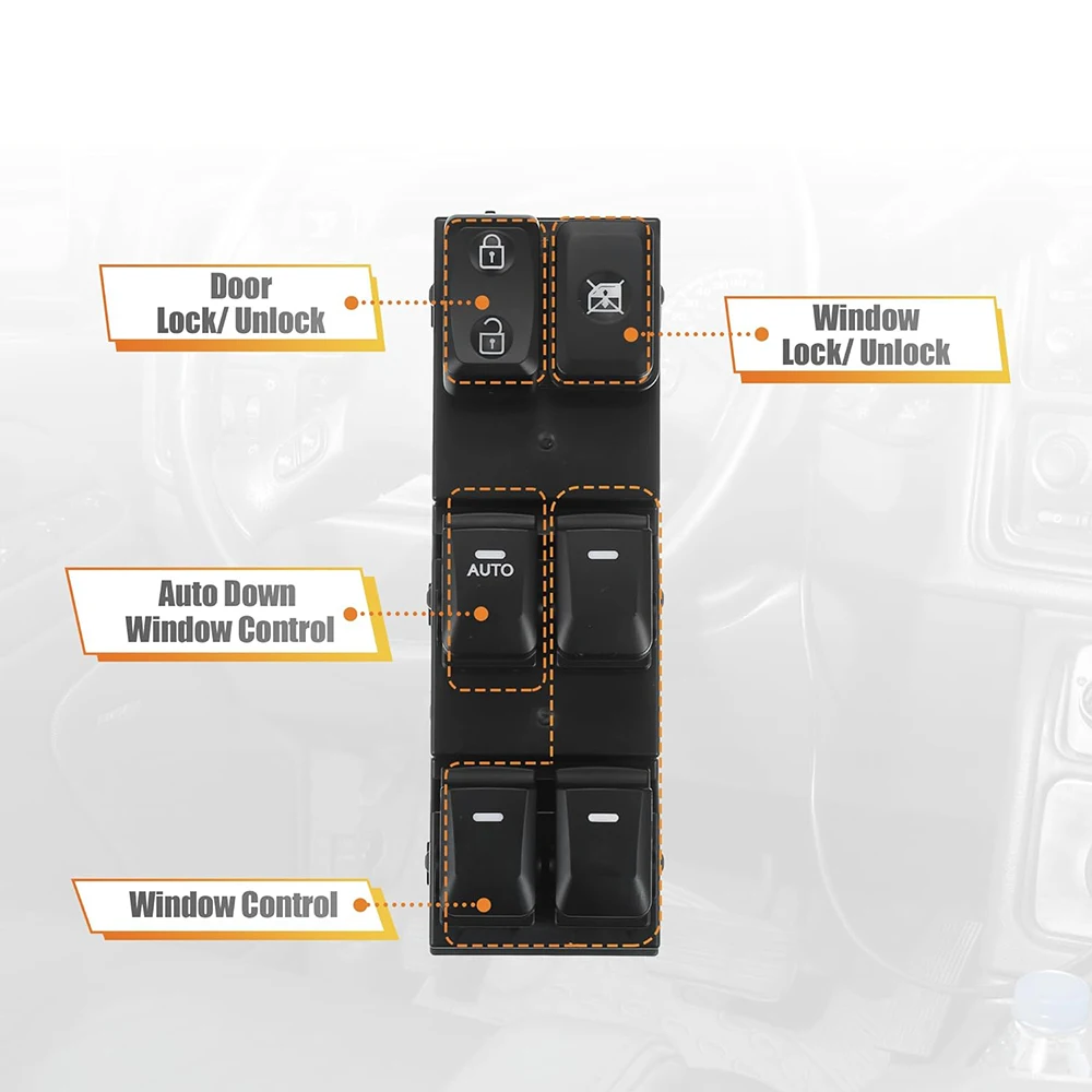 93570-3W400WK 93570-3W450 для KIA Sportage 2011-2016 передний левый электрический переключатель