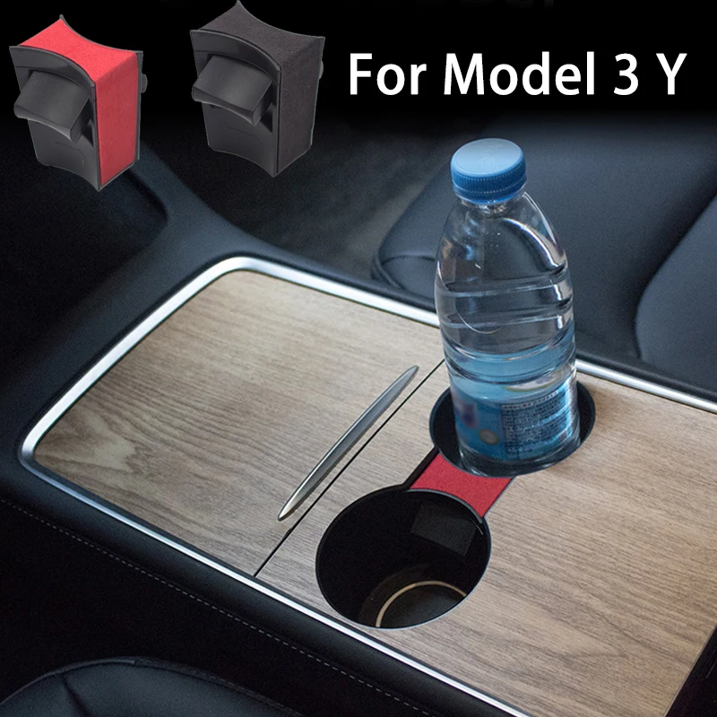 Für Tesla Modell 3 Y Auto Wasser Tasse Slot Slip Grenze Clip ABS Tasse Halter Clip limiter Zubehör für Modell drei Modell Y 2021