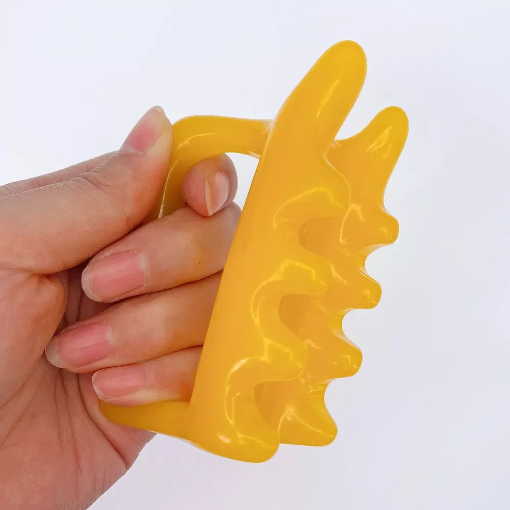 

Новый полимерный Китайский инструмент для массажа спины, массажер для тела, акупунктура, соскабливание пчелы, восковая пластина, GuaSha, кругл...