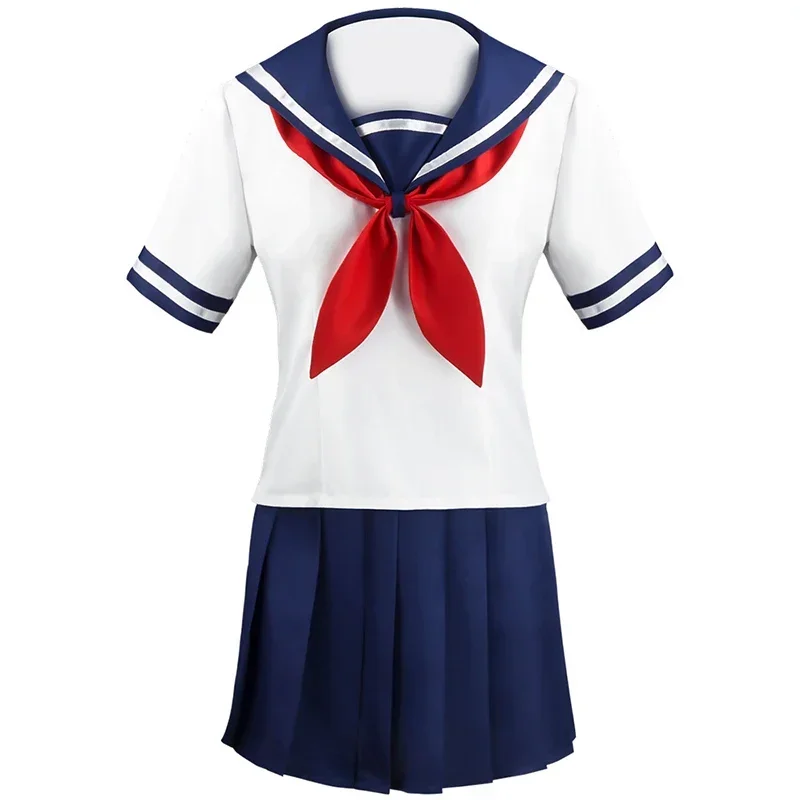 Аниме Yandere Simulator Косплей Ayano Aishi Костюм Женский Сейлор JK Униформа Одежда Хэллоуин
