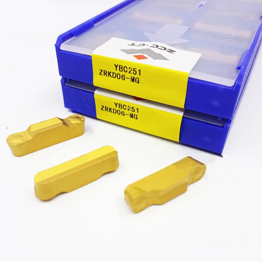 ZRGD04-MG YBC251/ZRKD06-MG YBC251/ZRFD03-MG YB9320/ZRFD03-MG YBC151 ZCC.CT carbide inserts Profiling turning 10pcs/box