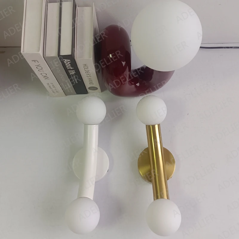 Простая стеклянная настенная лампа в форме шара декоративные светильники Луны