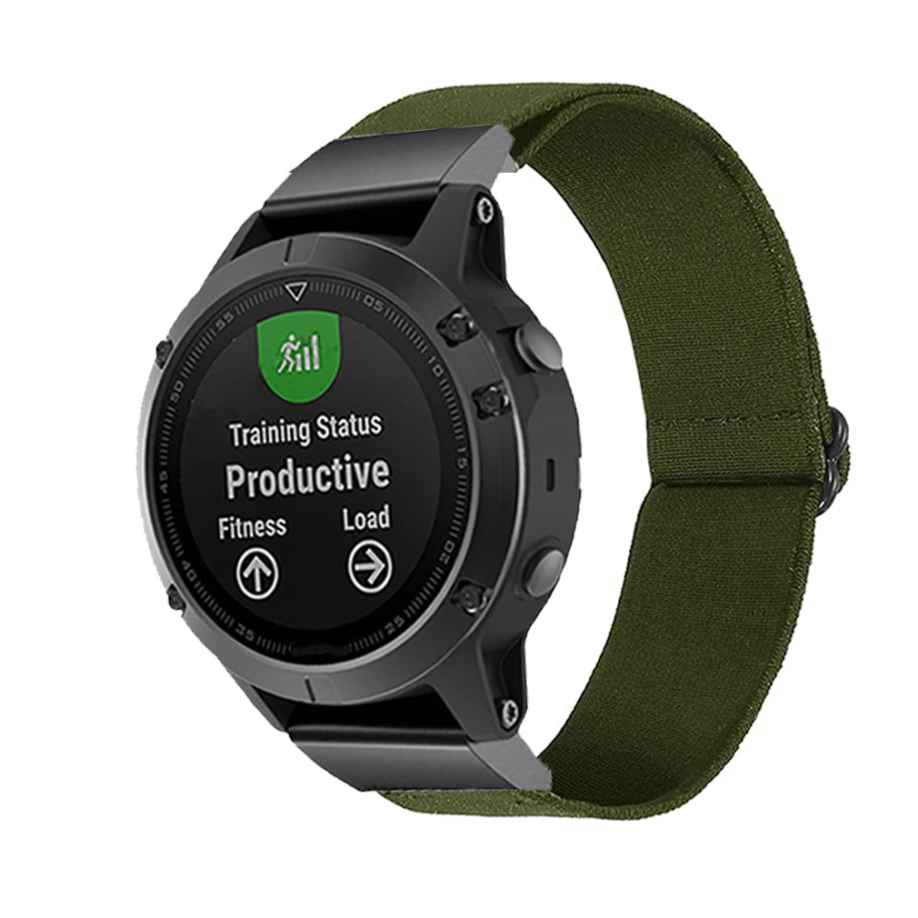 Ремешок нейлоновый для наручных часов Garmin Fenix 5 5X Plus 6 6X Pro 3 3HR 7X 7 Fenix6 NyLoop |