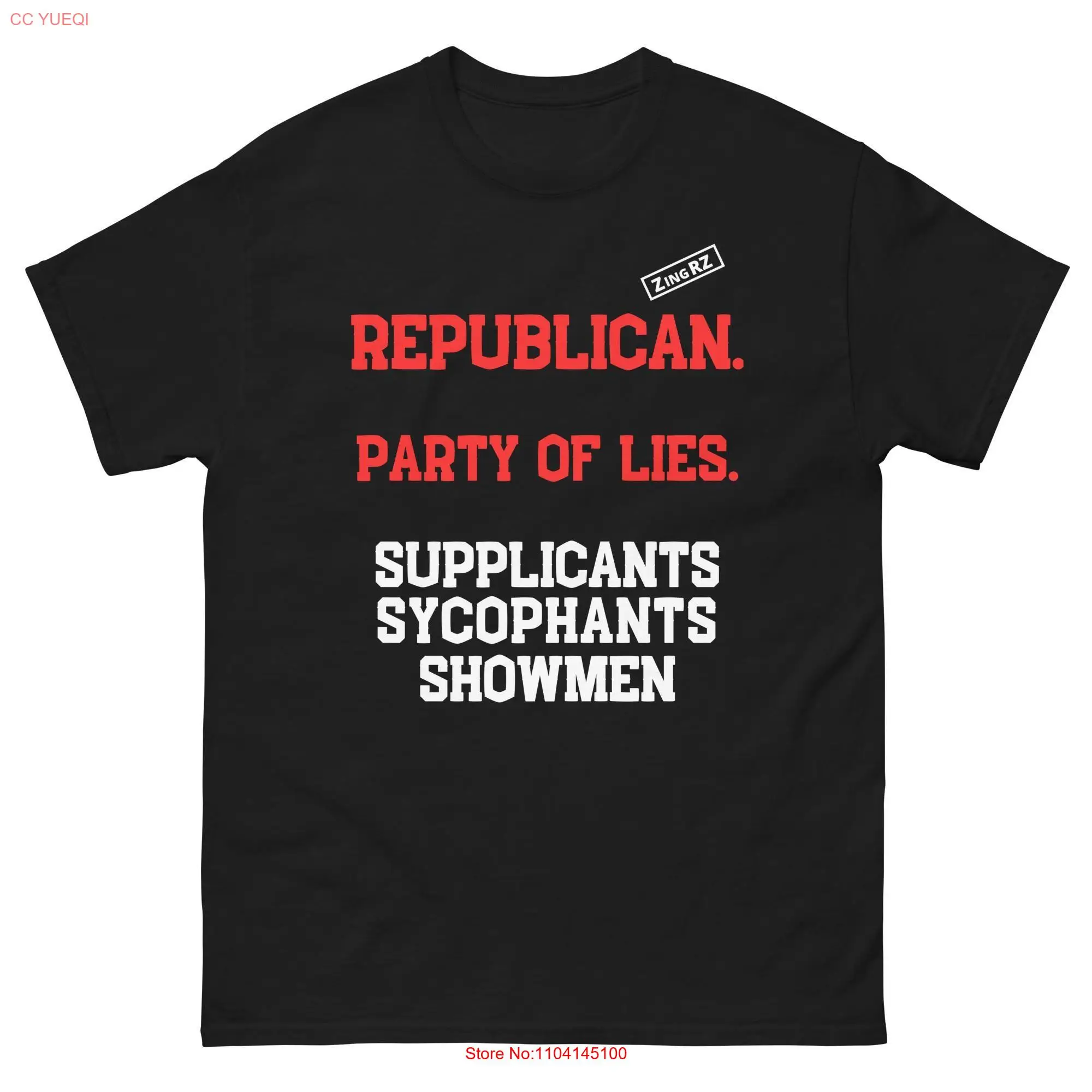 Классическая футболка Republican Party Of Lies крутая божественная MAGA мужская и женская